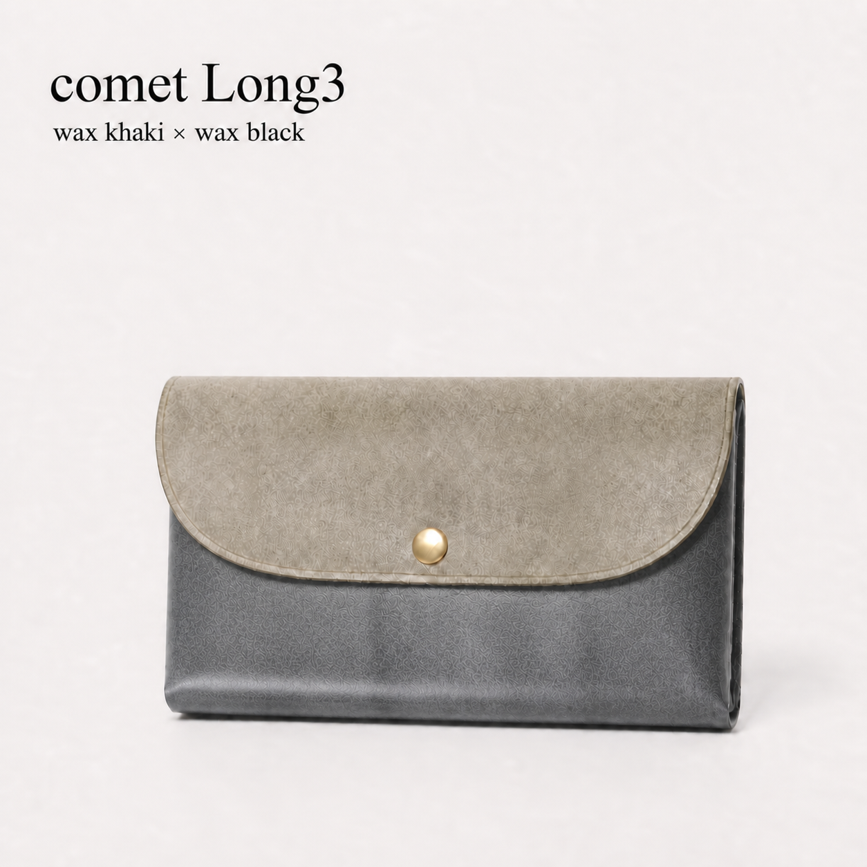 comet Long3 spacious long wallet handmade leather product view 69