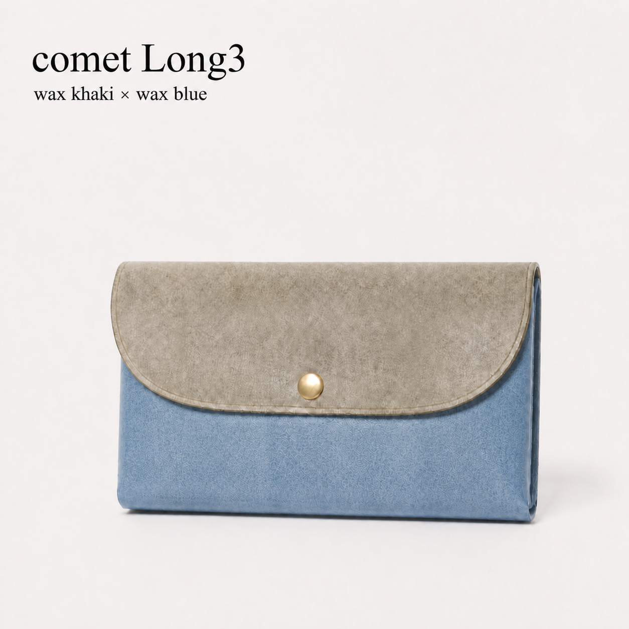 comet Long3 spacious long wallet handmade leather product view 70
