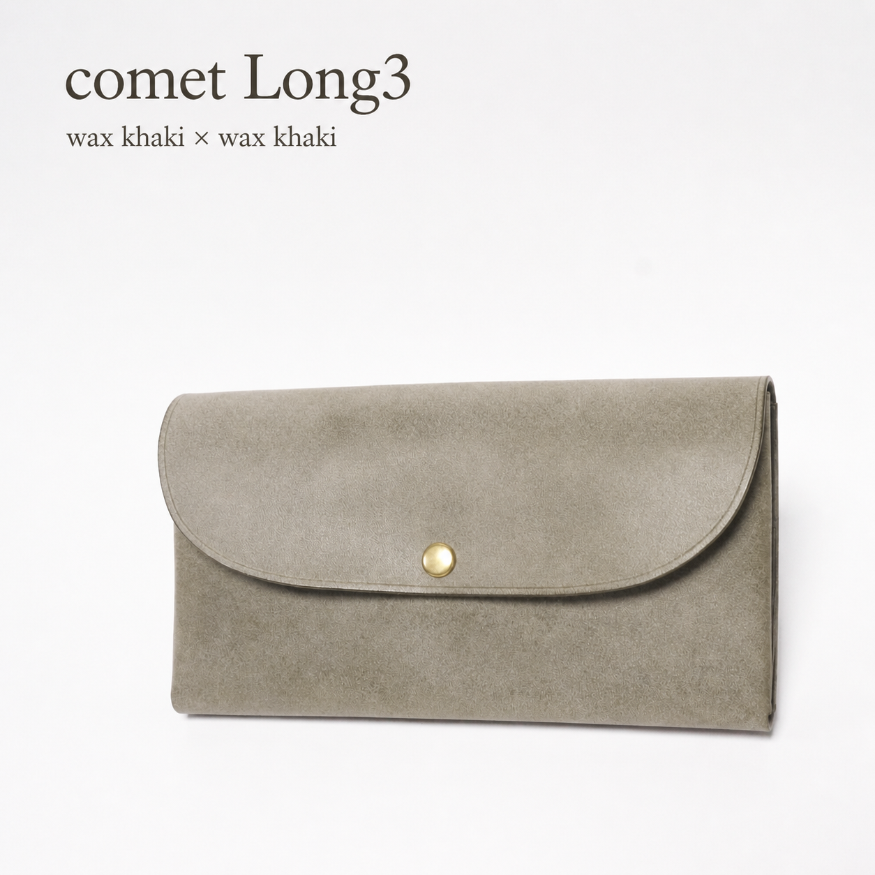 comet Long3 spacious long wallet handmade leather product view 72