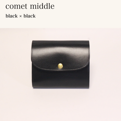 MINCHO-EN-2026-07-30|8438069461147|46753750057115|comet middle|black|black 本革財布・革小物 しぜんのしるし