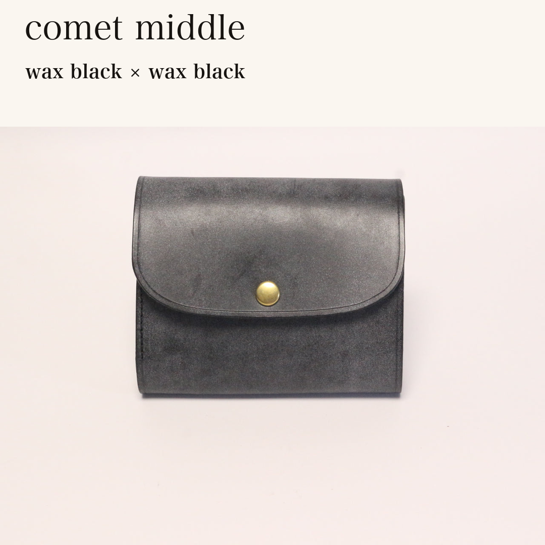 MINCHO-EN-2026-07-30|8438069461147|46753750941851|comet middle|wax black|wax black 本革財布・革小物 しぜんのしるし