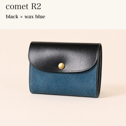 BICOLOR-MINCHO-EN-2026-07-30|7220004880539|46753752318107|comet R2|black|wax blue 本革財布・革小物 しぜんのしるし