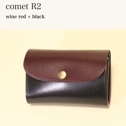 BICOLOR-MINCHO-EN-2026-07-30|7220004880539|46753752449179|comet R2|wine red|black 本革財布・革小物 しぜんのしるし