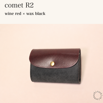 BICOLOR-MINCHO-EN-2026-07-30|7220004880539|46753752547483|comet R2|wine red|wax black 本革財布・革小物 しぜんのしるし