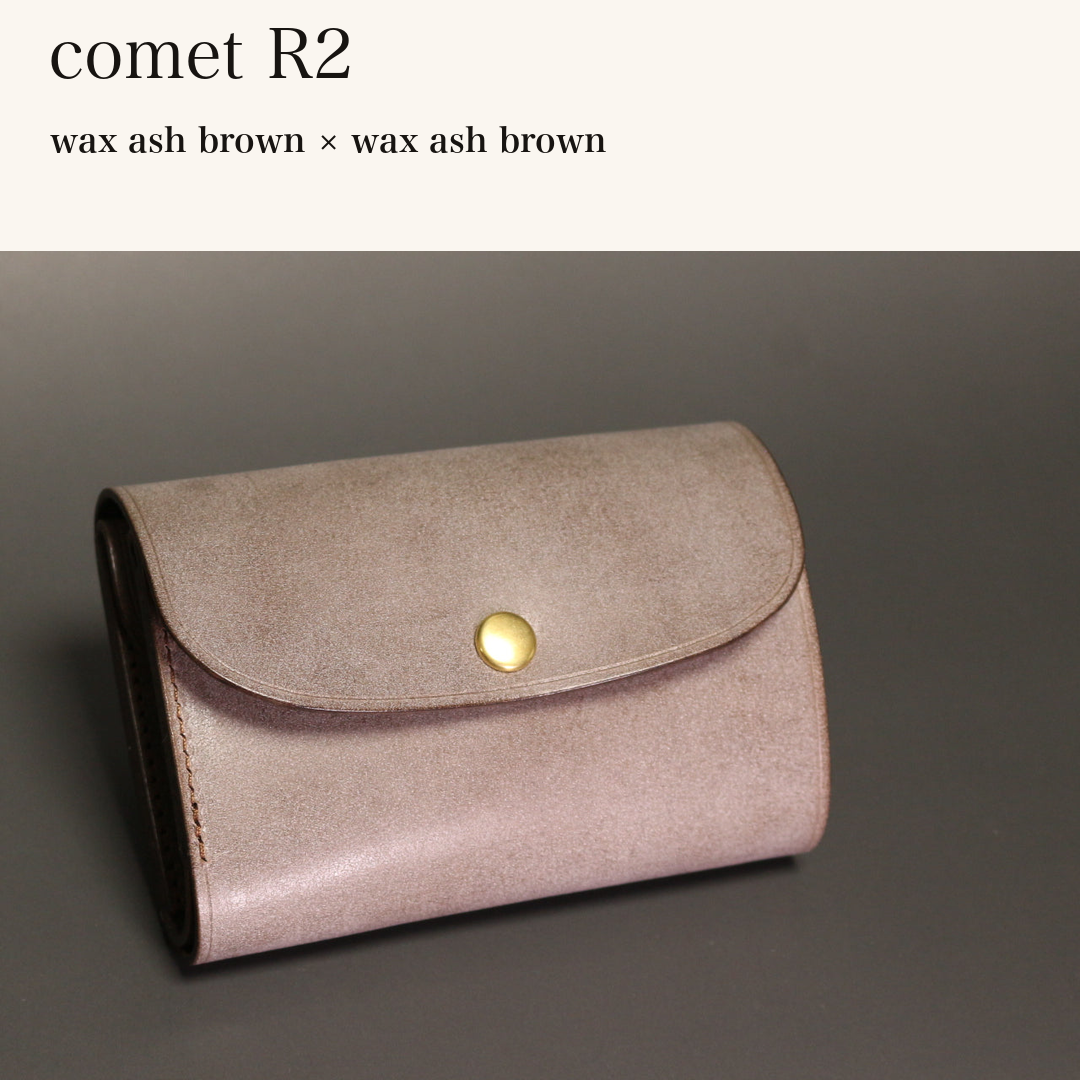 BICOLOR-MINCHO-EN-2026-07-30|7220004880539|46753753956507|comet R2|wax ash brown|wax ash brown 本革財布・革小物 しぜんのしるし