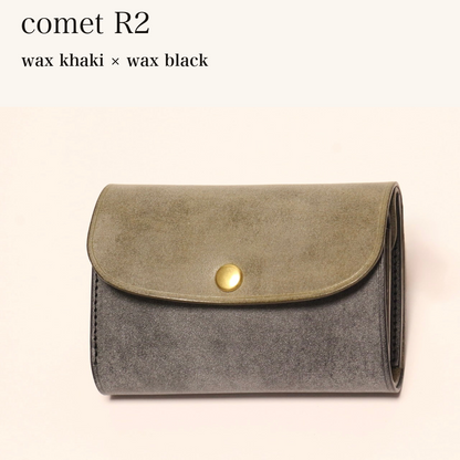 BICOLOR-MINCHO-EN-2026-07-30|7220004880539|46753754120347|comet R2|wax khaki|wax black 本革財布・革小物 しぜんのしるし