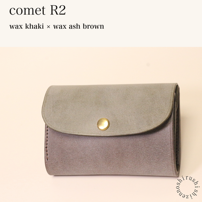 BICOLOR-MINCHO-EN-2026-07-30|7220004880539|46753754218651|comet R2|wax khaki|wax ash brown 本革財布・革小物 しぜんのしるし