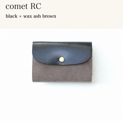 MINCHO-EN-2026-07-30|7214802993307|46753754480795|comet RC|black|wax ash brown 本革財布・革小物 しぜんのしるし