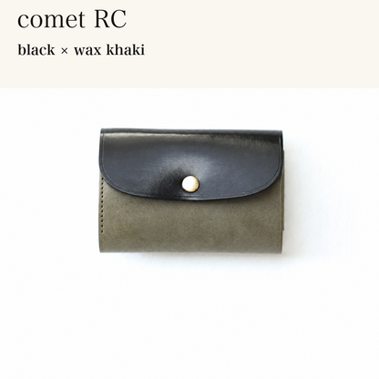 MINCHO-EN-2026-07-30|7214802993307|46753754513563|comet RC|black|wax khaki 本革財布・革小物 しぜんのしるし