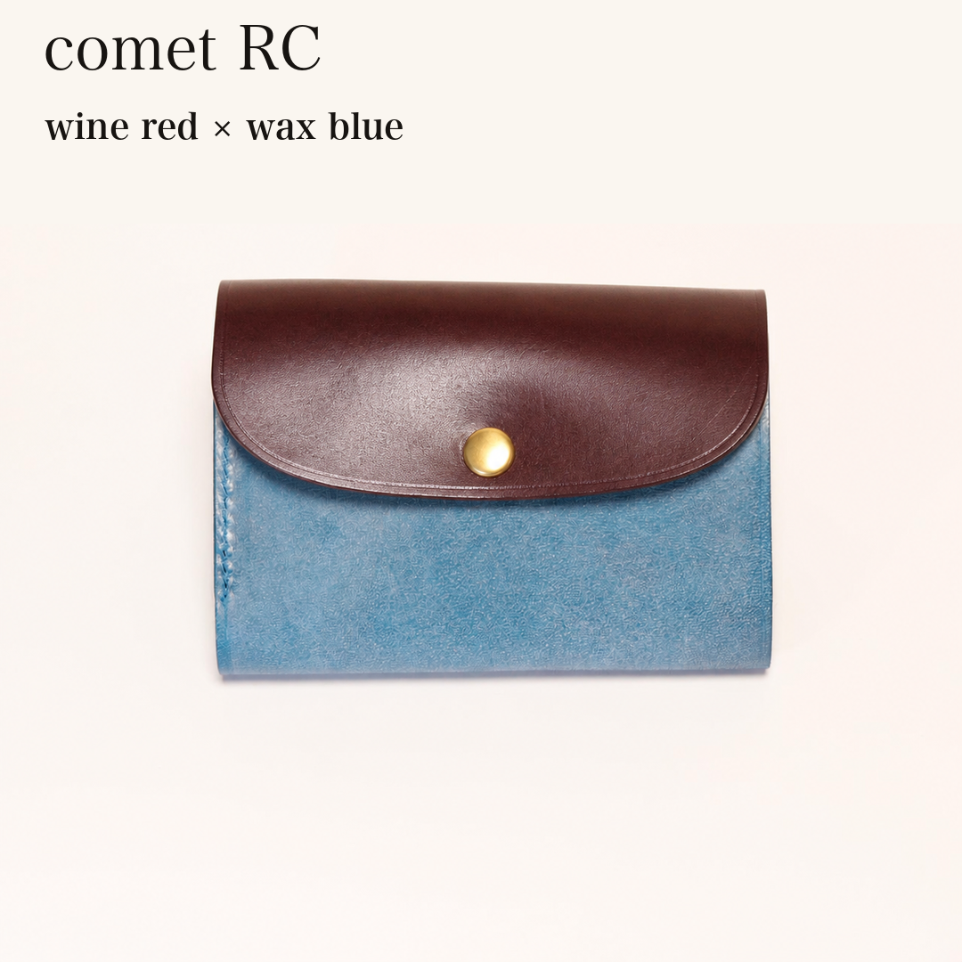 MINCHO-EN-2026-07-30|7214802993307|46753754677403|comet RC|wine red|wax blue 本革財布・革小物 しぜんのしるし