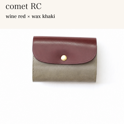MINCHO-EN-2026-07-30|7214802993307|46753754775707|comet RC|wine red|wax khaki 本革財布・革小物 しぜんのしるし