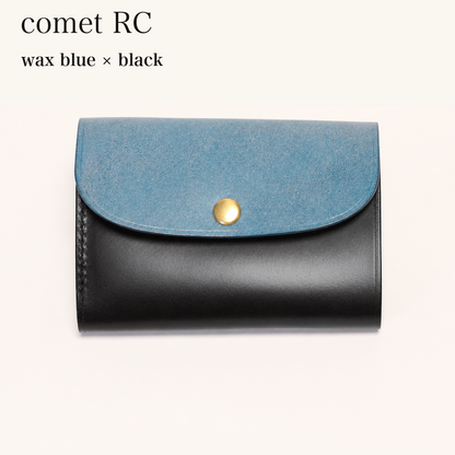 MINCHO-EN-2026-07-30|7214802993307|46753755332763|comet RC|wax blue|black 本革財布・革小物 しぜんのしるし