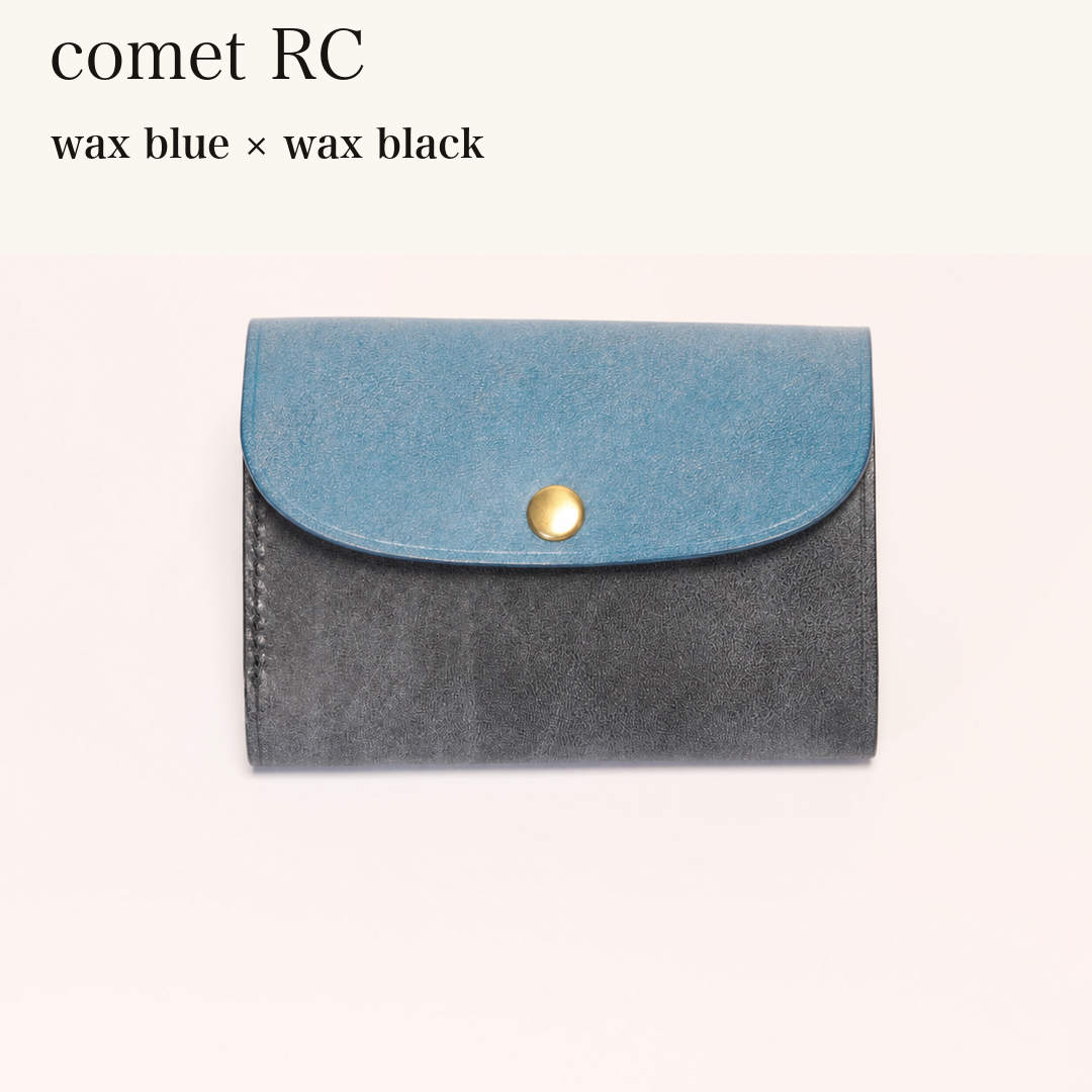 MINCHO-EN-2026-07-30|7214802993307|46753755431067|comet RC|wax blue|wax black 本革財布・革小物 しぜんのしるし