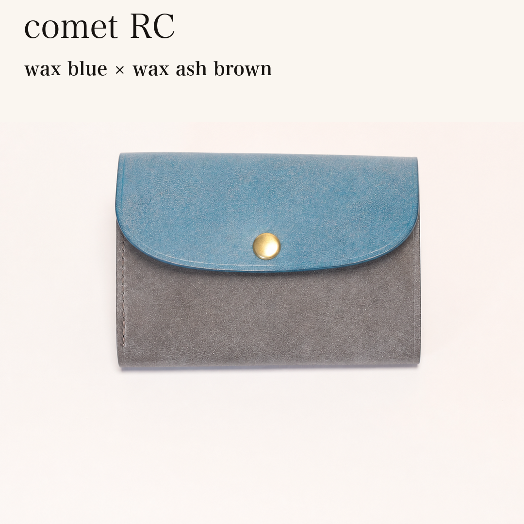 MINCHO-EN-2026-07-30|7214802993307|46753755529371|comet RC|wax blue|wax ash brown 本革財布・革小物 しぜんのしるし