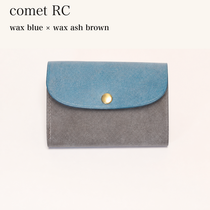 MINCHO-EN-2026-07-30|7214802993307|46753755529371|comet RC|wax blue|wax ash brown 本革財布・革小物 しぜんのしるし