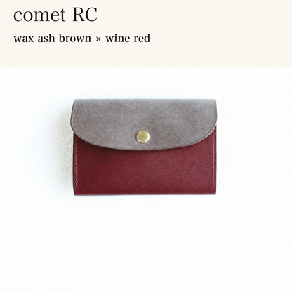 MINCHO-EN-2026-07-30|7214802993307|46753755889819|comet RC|wax ash brown|wine red 本革財布・革小物 しぜんのしるし