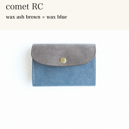 MINCHO-EN-2026-07-30|7214802993307|46753755988123|comet RC|wax ash brown|wax blue 本革財布・革小物 しぜんのしるし