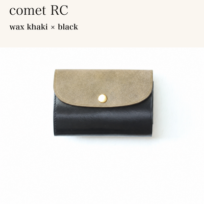 MINCHO-EN-2026-07-30|7214802993307|46753756119195|comet RC|wax khaki|black 本革財布・革小物 しぜんのしるし