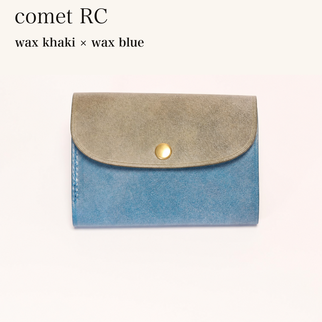 MINCHO-EN-2026-07-30|7214802993307|46753756250267|comet RC|wax khaki|wax blue 本革財布・革小物 しぜんのしるし