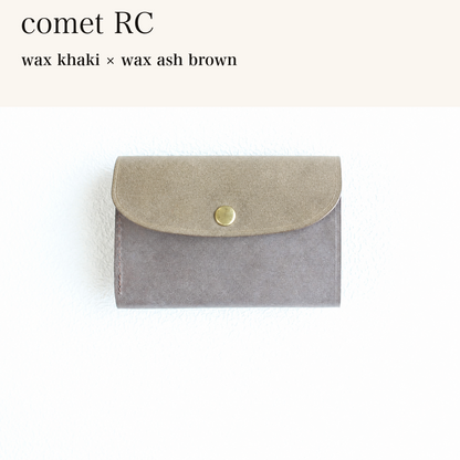MINCHO-EN-2026-07-30|7214802993307|46753756315803|comet RC|wax khaki|wax ash brown 本革財布・革小物 しぜんのしるし