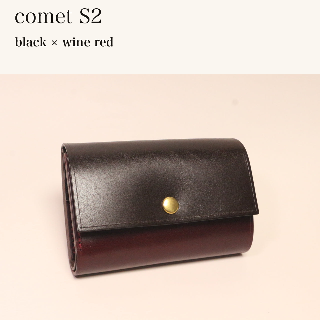 MINCHO-EN-2026-07-30|7828211073179|46753756446875|comet S2|black|wine red 本革財布・革小物 しぜんのしるし