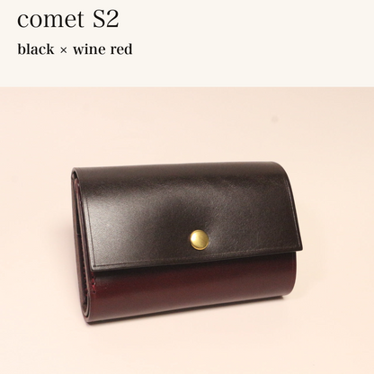 MINCHO-EN-2026-07-30|7828211073179|46753756446875|comet S2|black|wine red 本革財布・革小物 しぜんのしるし
