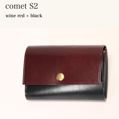 MINCHO-EN-2026-07-30|7828211073179|46753756676251|comet S2|wine red|black 本革財布・革小物 しぜんのしるし