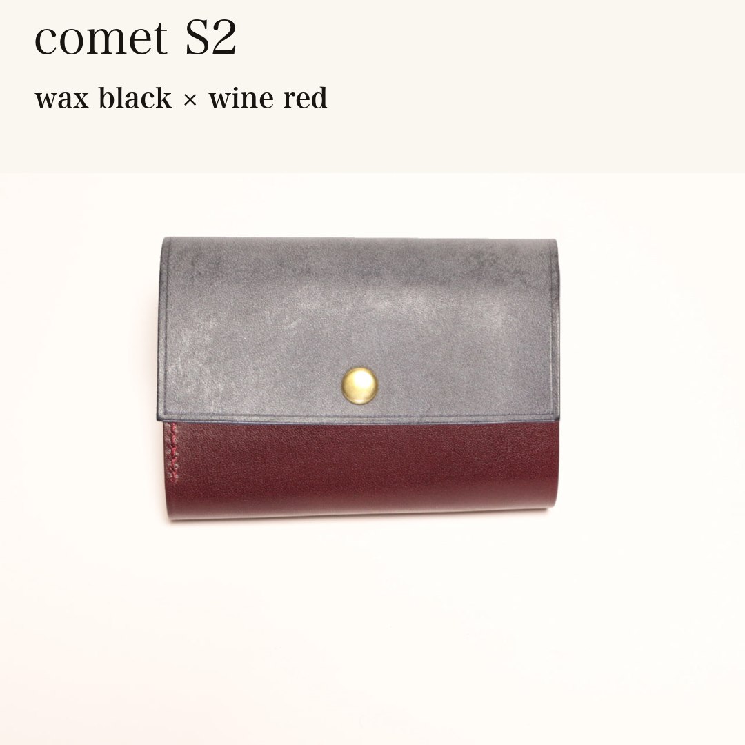 MINCHO-EN-2026-07-30|7828211073179|46753757233307|comet S2|wax black|wine red 本革財布・革小物 しぜんのしるし