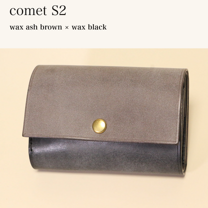 MINCHO-EN-2026-07-30|7828211073179|46753758085275|comet S2|wax ash brown|wax black 本革財布・革小物 しぜんのしるし
