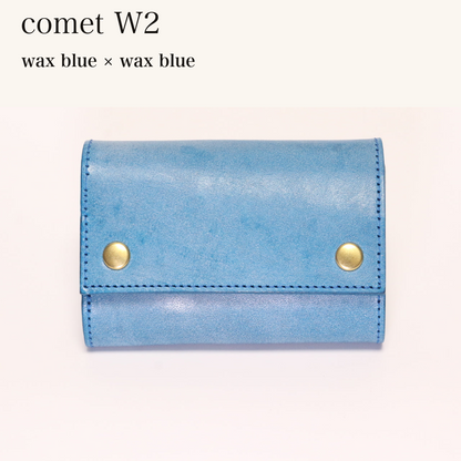 MINCHO-EN-2026-07-30|7826826592411|46753759756443|comet W2|wax blue|wax blue 本革財布・革小物 しぜんのしるし