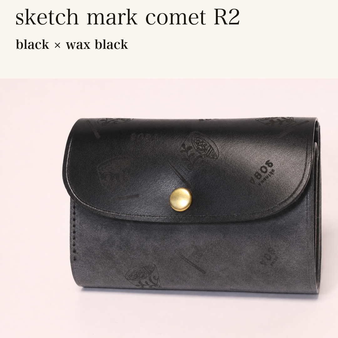MINCHO-EN-2026-07-30|8511900418203|46753764999323|sketch mark comet R2|black|wax black 本革財布・革小物 しぜんのしるし