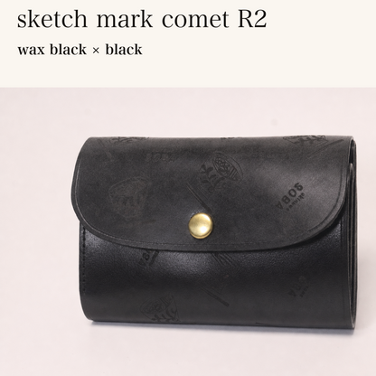 MINCHO-EN-2026-07-30|8511900418203|46753765687451|sketch mark comet R2|wax black|black 本革財布・革小物 しぜんのしるし