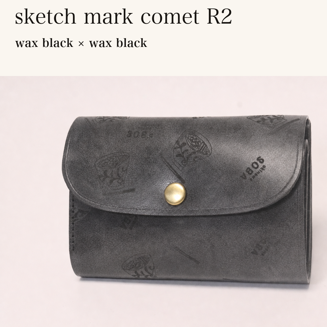 MINCHO-EN-2026-07-30|8511900418203|46753765785755|sketch mark comet R2|wax black|wax black 本革財布・革小物 しぜんのしるし