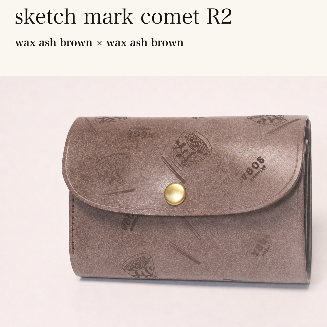 MINCHO-EN-2026-07-30|8511900418203|46753766670491|sketch mark comet R2|wax ash brown|wax ash brown 本革財布・革小物 しぜんのしるし