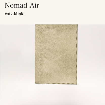 MINCHO-EN-2026-07-30|8633501450395|47080675115163|Nomad Air|wax khaki| 本革財布・革小物 しぜんのしるし