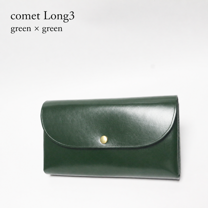 comet Long3 spacious long wallet handmade leather product view 35