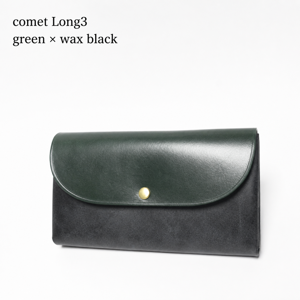 comet Long3 spacious long wallet handmade leather product view