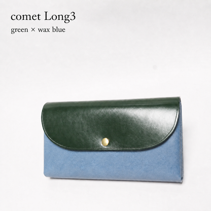 comet Long3 spacious long wallet handmade leather product view 37