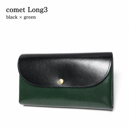comet Long3 spacious long wallet handmade leather product view 11