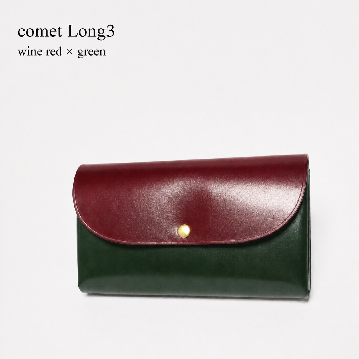 comet Long3 spacious long wallet handmade leather product view