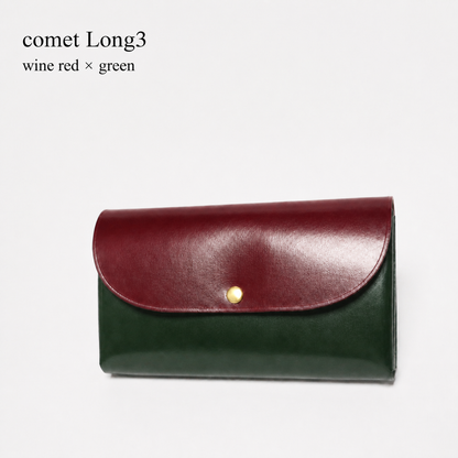 comet Long3 spacious long wallet handmade leather product view 19