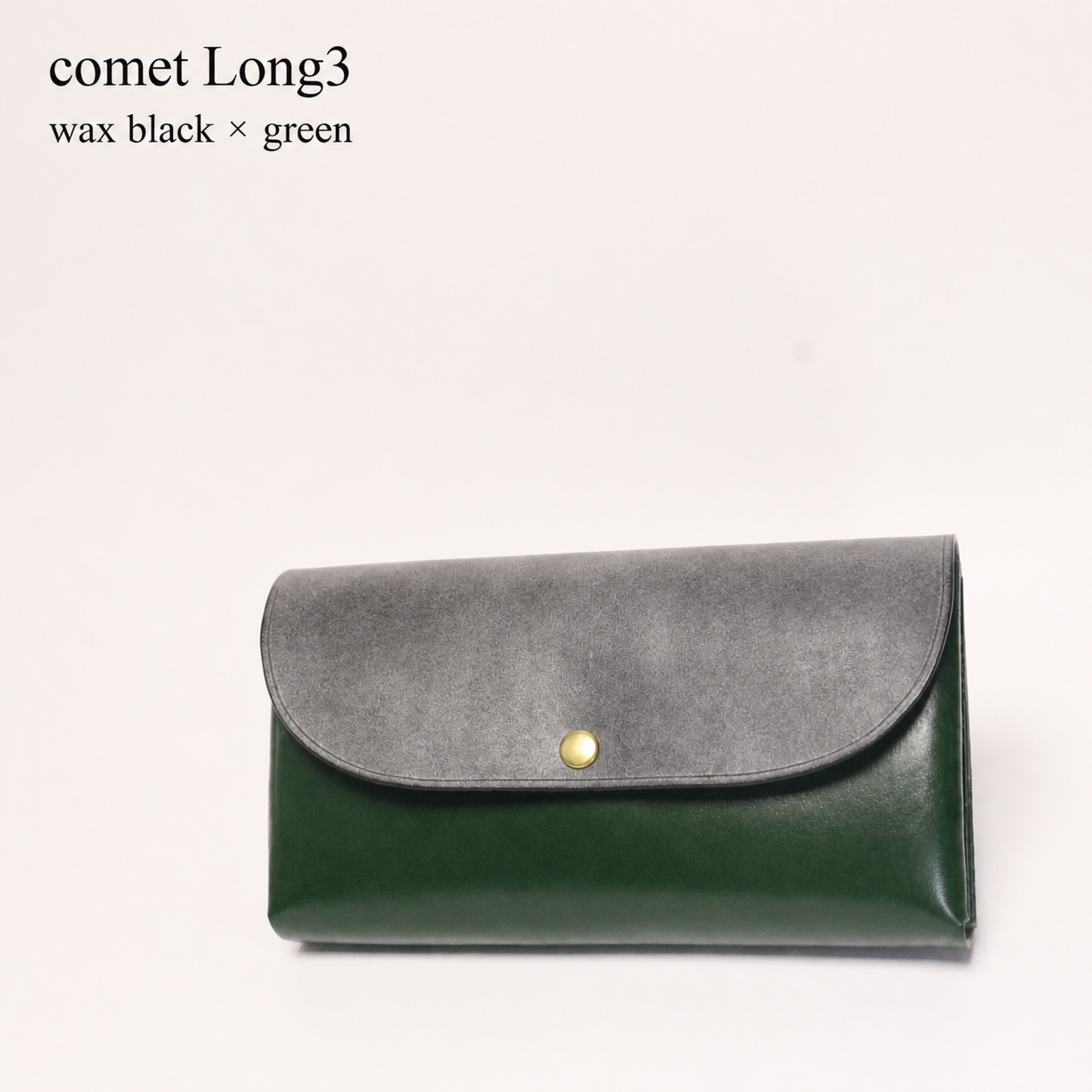 comet Long3 spacious long wallet handmade leather product view
