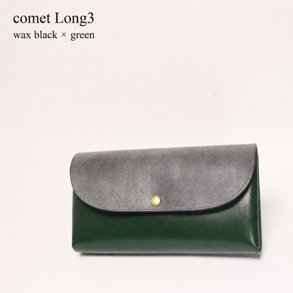 comet Long3 spacious long wallet handmade leather product view 43