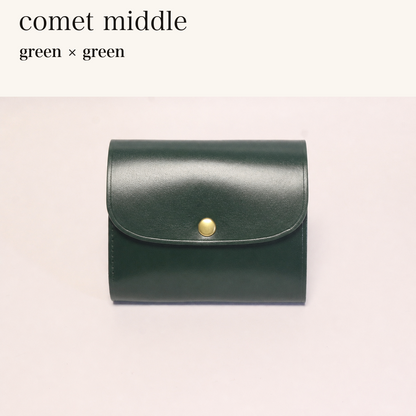 MINCHO-EN-2026-07-30|8438069461147|48377287606427|comet middle|green|green 本革財布・革小物 しぜんのしるし