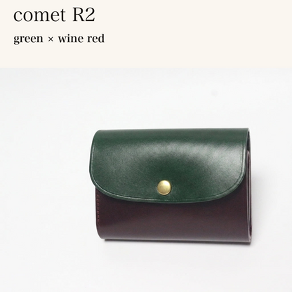 BICOLOR-MINCHO-EN-2026-07-30|7220004880539|48377289212059|comet R2|green|wine red 本革財布・革小物 しぜんのしるし