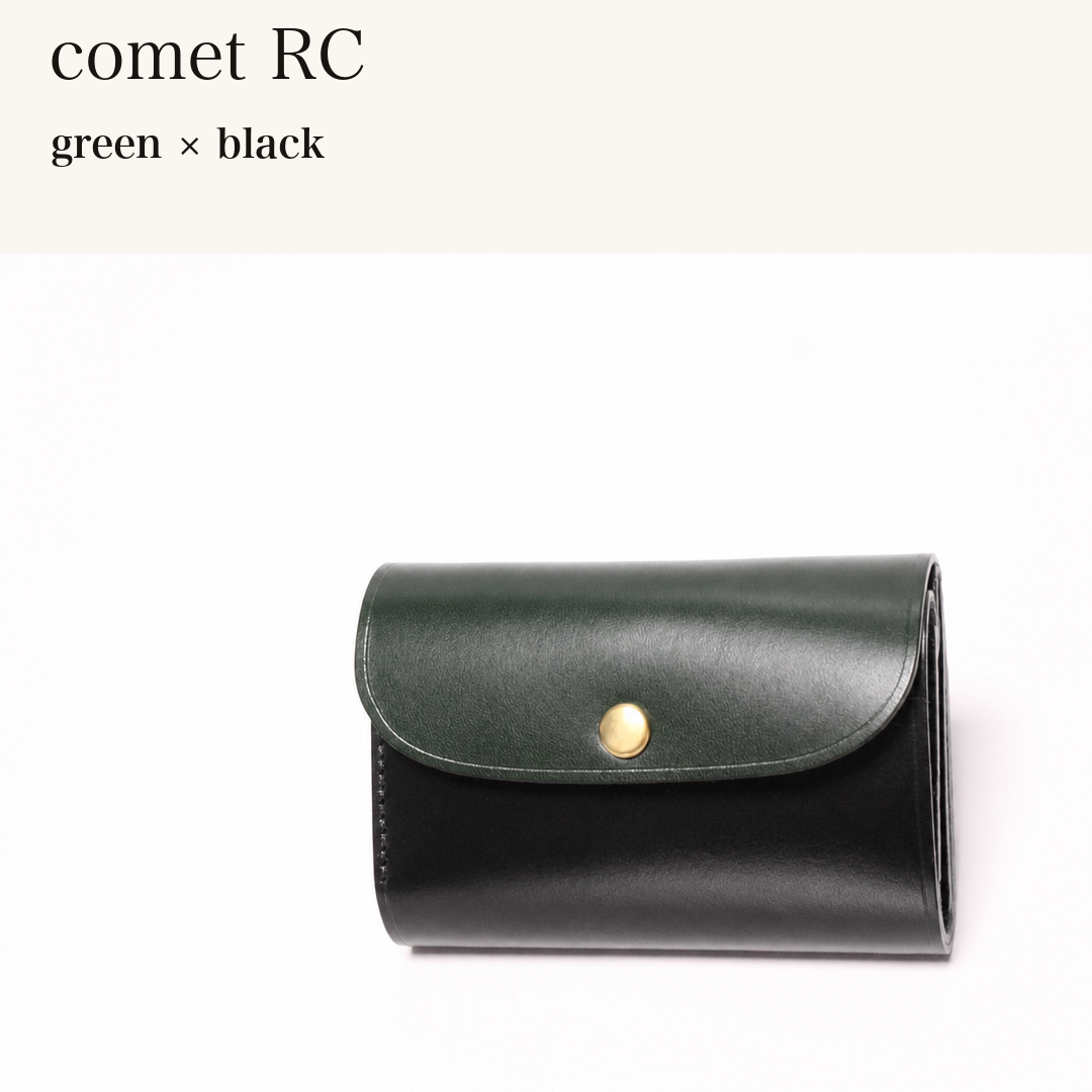 MINCHO-EN-2026-07-30|7214802993307|48377289703579|comet RC|green|black 本革財布・革小物 しぜんのしるし