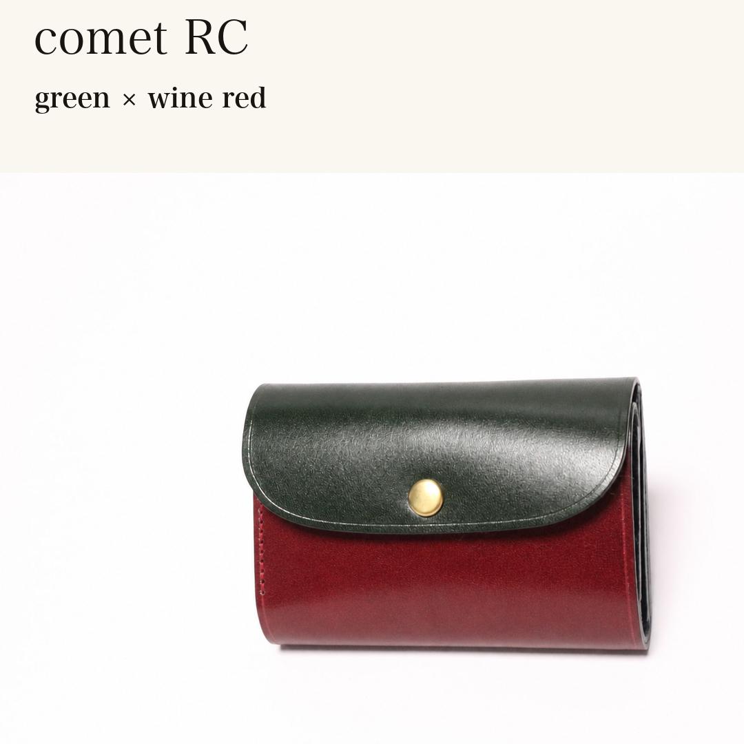MINCHO-EN-2026-07-30|7214802993307|48377289736347|comet RC|green|wine red 本革財布・革小物 しぜんのしるし