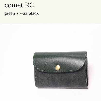 MINCHO-EN-2026-07-30|7214802993307|48377289769115|comet RC|green|wax black 本革財布・革小物 しぜんのしるし
