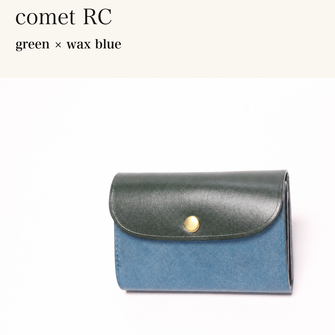 MINCHO-EN-2026-07-30|7214802993307|48377289834651|comet RC|green|wax blue 本革財布・革小物 しぜんのしるし