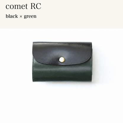 MINCHO-EN-2026-07-30|7214802993307|48377289932955|comet RC|black|green 本革財布・革小物 しぜんのしるし